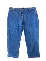 Asos Jeans US Size 22W Jeans Womens Straight Leg Stretch 50x30 Medium Wash - $39.29