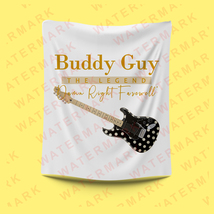 Buddy Guy Damn Right Farewell Tour 2023 Blanket - £43.95 GBP