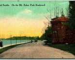 Mount Baker Park Boulevard Seattle Washington WA UNP Unsued DB Postcard F16 - $9.85