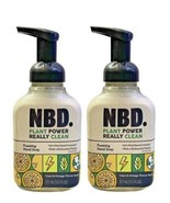 2 NBD Plant Power Really Clean Foaming Hand Soap Yuzu &amp; Orange Flower 10... - £14.21 GBP