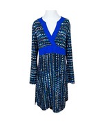COOLIBAR Dress Small Blue UPF 50+ Sun Protection Long Sleeve Surplice V-... - £31.40 GBP