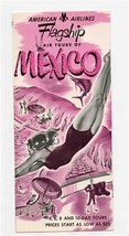 American Airlines Flagship Air Tours to Mexico Brochure 1950s - $18.81