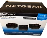 3 Pack NETGEAR Nighthawk AX1800 Dual-Band Mesh Wi-Fi 6 System MK63 - £41.63 GBP