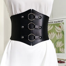 Simple Corset Personality Punk Widened Fashion Decoration Belt - $19.95