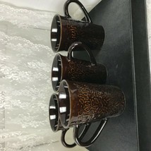 Vintage Kahlua Coffee Mugs Set of 4 Pernod-Ricard USA 12 oz. - £39.57 GBP