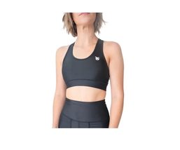 MPP Hair and Fur Resistant Comfortable Black Spandex Sports Bra for Groomer Styl - £42.55 GBP+