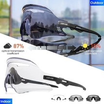 Kapvoe Photochromic MTB Road Bike Gles UV400 Protection gles Cycling Gles  Men W - £90.14 GBP