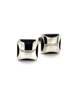 Bulgari Estate Onyx Cufflinks Sterling Silver 19.24 Grams B1 - $395.01