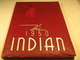 Hardcover *Used* High School Yearbook Shattuck, Oklahoma 1950 The Indian [Y39] - £28.75 GBP
