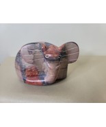 Elephant Treasure Box Soapstone Hand Carved Kenya Africa 6 Inches - £21.80 GBP
