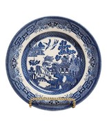 1 Salad Plate 8 1/8 in., Blue Willow Blue, Georgian Shape by CHURCHILL  ... - £7.79 GBP