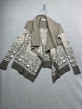 Abercrombie &amp; Fitch Womens Waterfall Open Cardigan XS Aztec Mid Western ... - $38.77