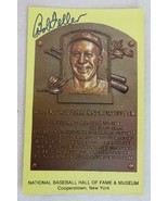 Original Authentic BOB FELLER Signed Autograph HOF Plaque Postcard Baseball - €21,48 EUR