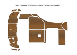 2005 Chaparral 270 Signature Swim Platform Cockpit Boat EVA Foam Teak Fl... - $899.00