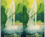 Spend the Spas in Germany Booklet 1965 According to Indications - £22.22 GBP