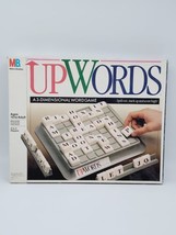 Milton Bradley UpWords Board Game 1988 3-Dimensional Word Game COMPLETE  - £18.23 GBP