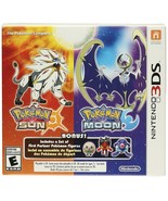 POKEMON Sun &amp; Moon Dual Pack Nintendo 3DS Pokémon BONUS SET FIRST PARTNE... - $4,428.82 MXN