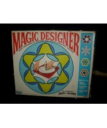 VINTAGE 1967 MAGIC DESIGNER SPIROGRAPH HOOT NANNY KIT STENCIL DRAWING PI... - £36.78 GBP