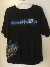 Kyle Busch #18 Blue print NASCAR double sided t-shirt XL - £11.07 GBP