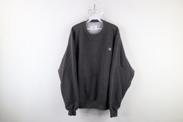 Vintage Champion Mens Size XL Distressed Classic Logo Crewneck Sweatshirt Gray - £48.20 GBP