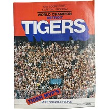 Detroit Tigers Baseball Vintage 1985 Scorebook and Official Program - £19.63 GBP