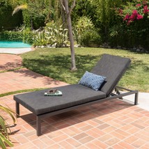 Navan Chaise Lounge - Dark Grey | Patio Furniture - $330.99