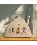 Vtg Disney Pop-Up Picnic Food Cover Tent Umbrella White Mesh Mickey Mous... - $51.54 CAD