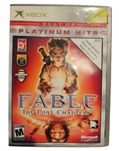 Fable: The Lost Chapters Microsoft Xbox Video Game 2004 Platinum Hits CIB - $14.84