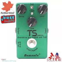 Demonfx TS808/TS9 TS GREEN Overdrive Guitar Effect Pedal Drive Booster .ca - $27.10