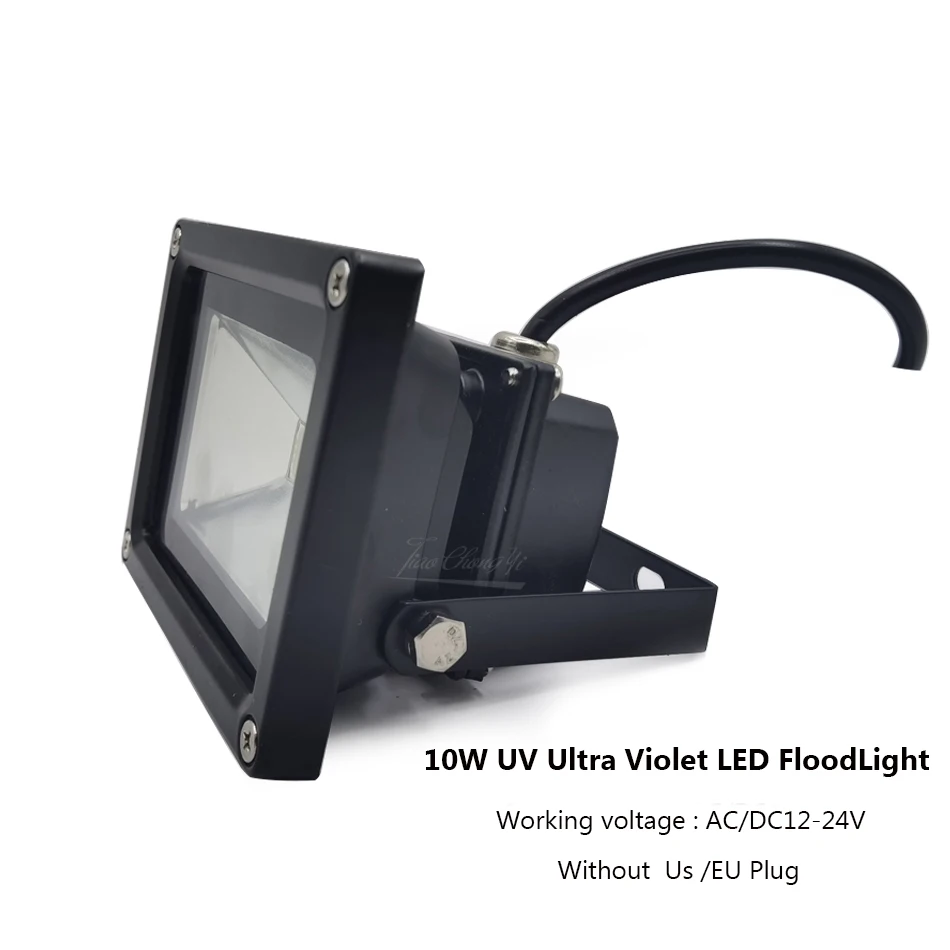 UV Black Light 10W High Power Ultra Violet 395nm 365nm LED Flood Light DJ Disco  - £153.76 GBP