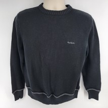 Paul Smith London Cotton Crew Neck Men&#39;s Sweater Size M Black - £31.10 GBP