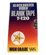 Vintage Blockbuster Video Set Prop VHS Tape T-120 Sealed ca 1990 Adverti... - £148.67 GBP