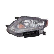 Headlight For 2014-2016 Nissan Rogue Driver Side Black Chrome Housing Clear Lens - $192.46