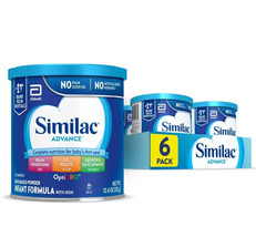 6 CANS Similac Advance Powder Infant Formula 12.4 oz,  (EXP 12/2025) - £76.88 GBP