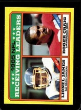 1986 Topps #226 Lionel JAMES/ROGER Craig Exmt Receiving Leaders Ll *XR30940 - £0.76 GBP
