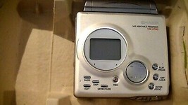 Restored Vintage Sharp Minidisc Walkman Player Recorder MD-MT80, Works Very Well - £117.72 GBP