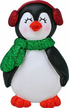 Penguin with Female Name Ariana Personalized Christmas Tree Ornament - $222.75 MXN
