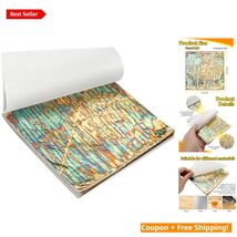 Artistic Variegated Gold Leaf Sheets - 50 Pcs for Fancy Decorations - 5.... - $28.66