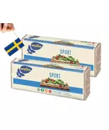 2 pcs Wasa Sport Knäckebröd, Traditional Swedish Crispbread | 550g (19.4... - $18.90