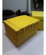 Invicta Mens Classic Watch Box Yellow Leather Cloth One Slot Medium Empt... - $13.24 CAD