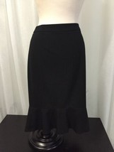 Carmen Marc Valvo Women&#39;s Skirt  Black Avery Stretch Skirt Size 10 NWT - £25.84 GBP
