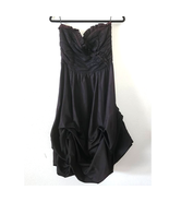 Vintage Gunne Sax Jessica McClintock Ruched Bubble Hem Strapless Dress - $129.00