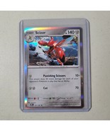 Pokemon Card Scizor 141/197 Holo Rare Scarlet &amp; Violet Obsidian Flames 2... - $4.15