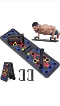 Multi-Function Foldable Push Up Bar, Push Up Board for Men, Workout - £10.83 GBP