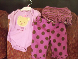 Wishes&amp; Kisses Little Princess 3pc outfit size 6/9 Girls NEW - $13.87