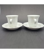 Mikasa French Countryside Set of 2 Cups and Saucers Vtg Oven Safe JAPAN - $480.55 MXN