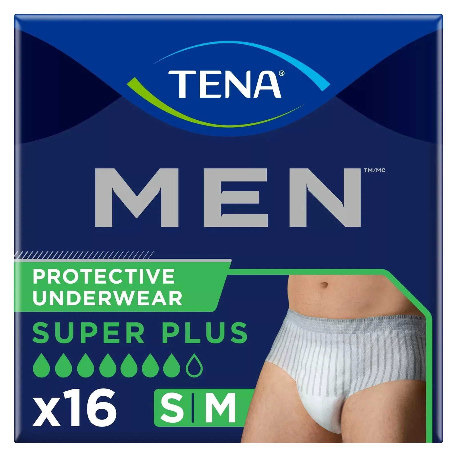 Tena Incontinence Underwear for Men, Protective, Medium/Large, 45 Count ... - $40.19