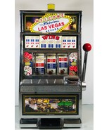 Mini Slot Machine Las Vegas With Winning Light And Sound Coin Bank - £23.31 GBP