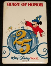 Walt Disney World 25th Anniversary Guest of Honor Sticker Badge - £11.77 GBP