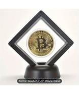2025 Physical Bitcoin Commemorative Coin Metal Gold Plated Bit Coin Coll... - $25.25 CAD